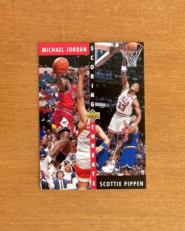 1992-93 Upper Deck - Pippen & Jordan - Scoring Threats #62