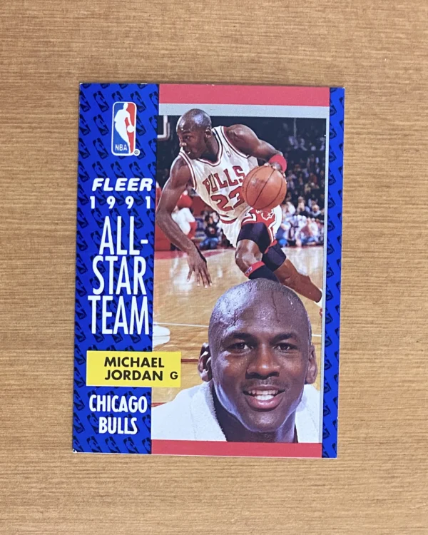 1991-92 Fleer - Michael Jordan - All Star Team #211
