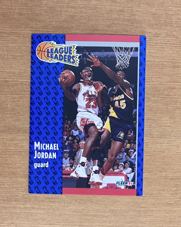 1991-92 Fleer - Michael Jordan - League Leaders #220